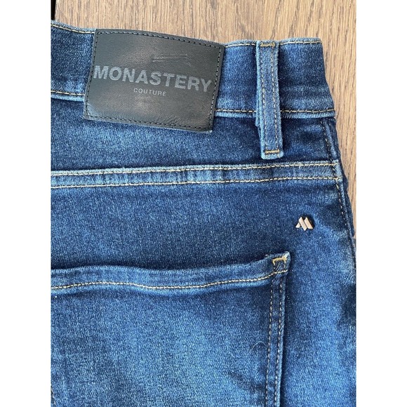 Monastery Couture Luxury Men’s Size 34 X 31 Skinny Jeans Button Fly - Picture 5 of 8